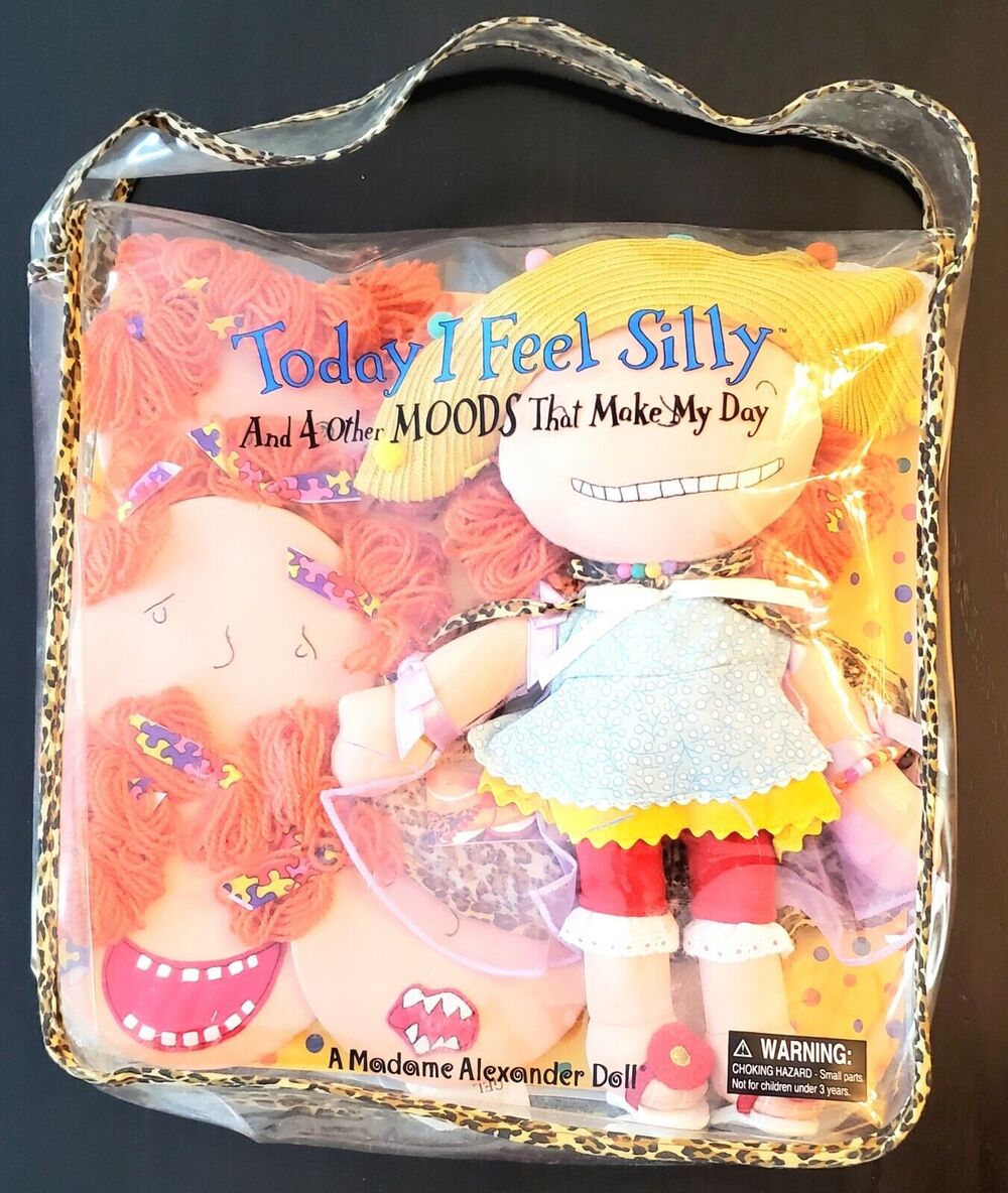 Madame Alexander TODAY I FEEL SILLY CLOTH DOLL & Accessories 11" TALL, NWOT